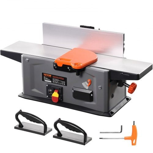 VEVOR 6" Spiral Benchtop Jointer 1.5HP Motor, 10,000 RPM