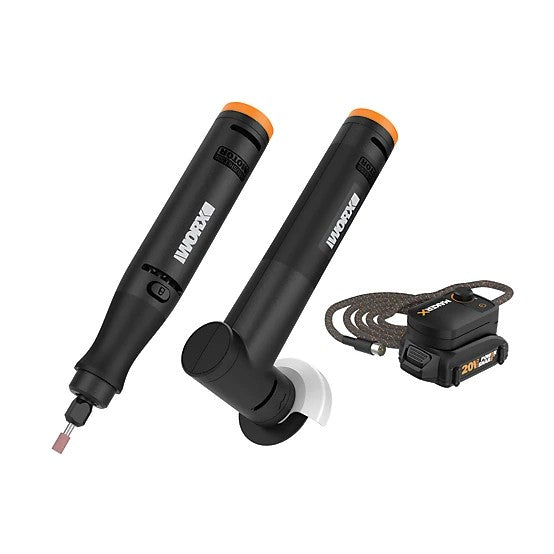WORX MakerX 20V Rotary Tool & Grinder Power Share Kit