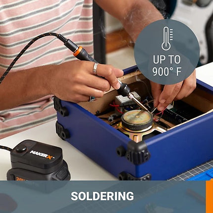 WORX 20V MakerX Rotary Tool & Wood Metal Crafter Kit