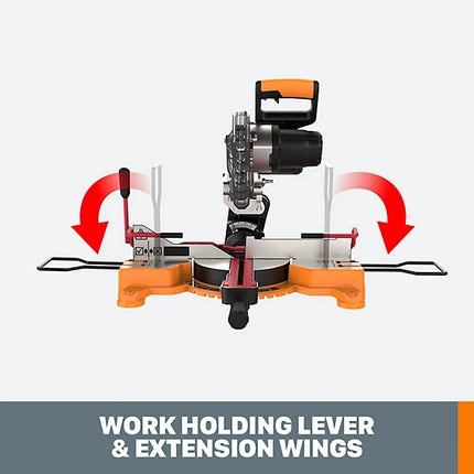 WORX 7-1/4” 20V Cordless Sliding Miter Saw Power Share