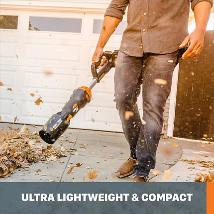 WORX 40V Handheld Leaf Blower - 125 MPH High Velocity