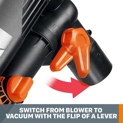 WORX 350 CFM Electric Leaf Vacuum with Mulching