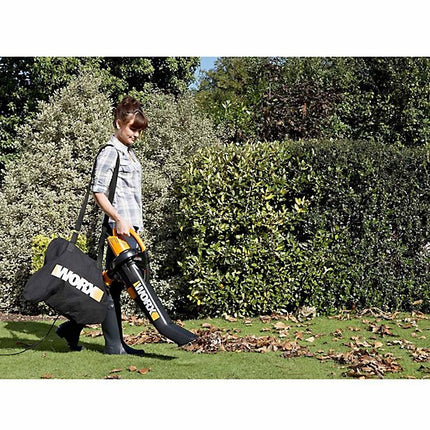 WORX 350 CFM Electric Leaf Vacuum with Mulching