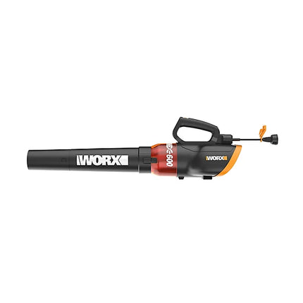 WORX 600 CFM 12A Corded Leaf Blower