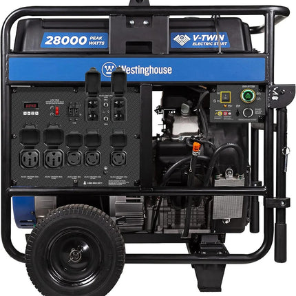 Westinghouse WGen20000c 20000W/28000W Gas Generator Low THD Remote Start CO Sensor New