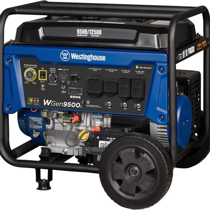 Westinghouse WGen9500c 9500W/12500W Gas Generator Remote Start CO Sensor New