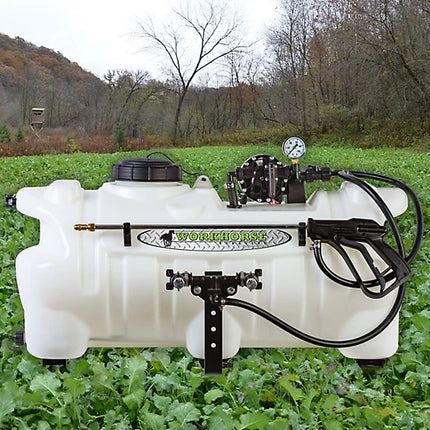 WorkHorse Sprayers 25 gal. 2-Nozzle 12V Deluxe ATV Boomless Sprayer