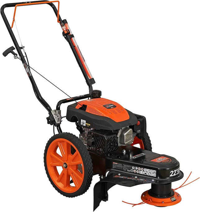 YARDMAX 22-Inch 170cc 4-Stroke Gas Push Mower & String Trimmer