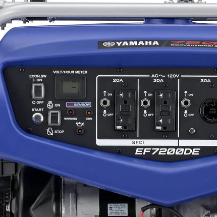 Yamaha EF7200DE 6000W/7200W Gas Generator Electric Start CO Sensor New